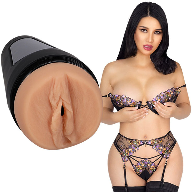 Doc Johnson Main Squeeze Suki Sin - Realistic Stroker Masturbator - Canister Masturbation Cup