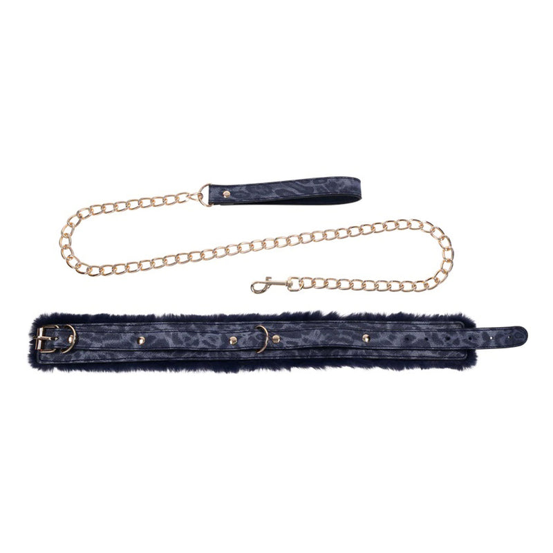 Sportsheets Cougar Fur Collar and Leash