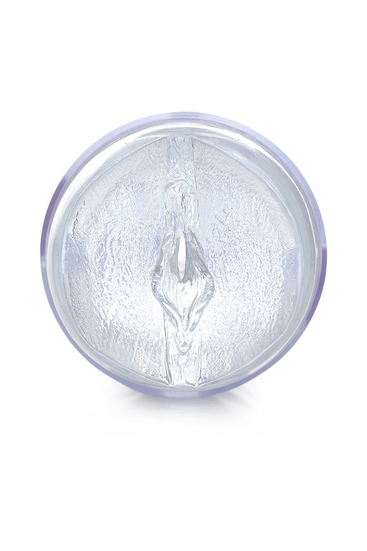 Curve Toys Mistress Julie - Diamond Deluxe Clear Pussy Stroker - Stroker Masturbator - Pocket Pussy