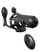 "Fantasy C-Ringz Remote-Controlled Vibrating Cock Blocker With Ass-Gasm Plug - Black PD5970-23"