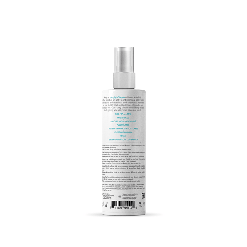 Wicked Sensual Care Simply Cleene Anti Bacterial Toy Spray 4 Oz