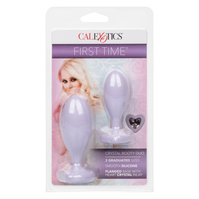 CalExotics Love Crystal Booty Duo - Purple