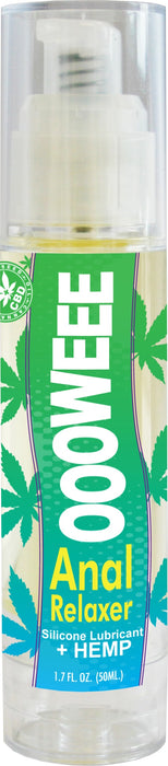"Oooweee Anal Relaxer Silicone Lubricant Plus Hemp - 1.7 Fl. Oz. / 50 ml BA-OWE17"