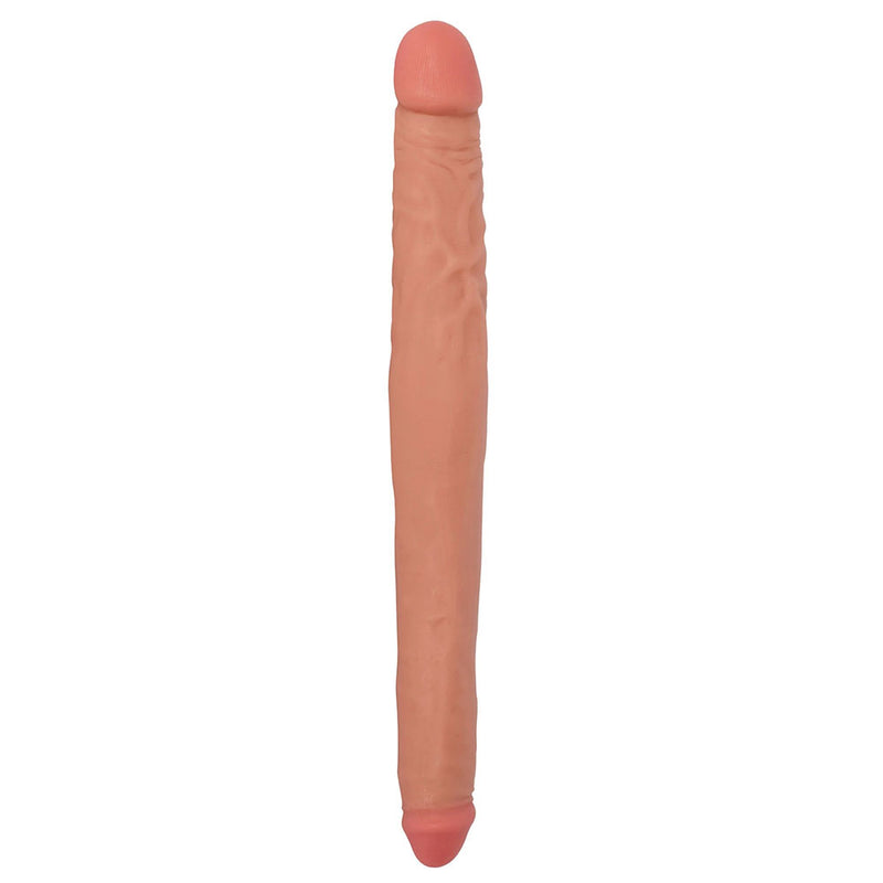 Curve Toys Jock 16 Inch Tapered Double Dong - Vanilla