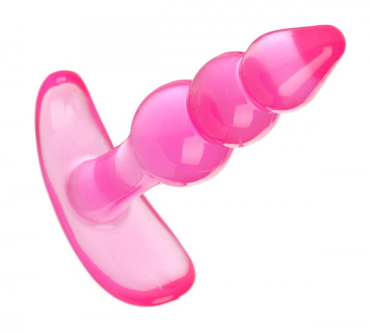 XR Brands Bubbles Bumpy Starter Anal Plug - Pink