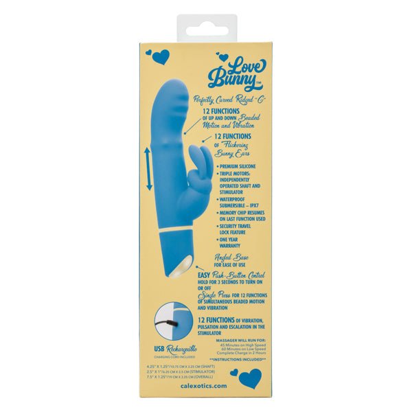 CalExotics Love Bunny Beaded G Bunny - Blue