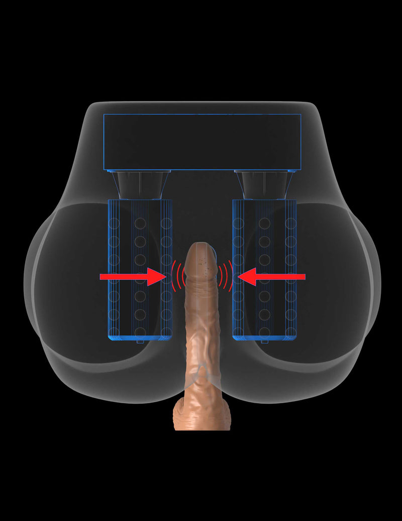 Pipedream PDX Elite Milk Me Silly - Brown - Stroker Masturbator - Realistic Body Part Stroker