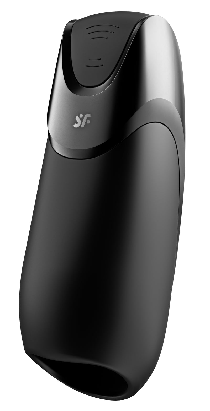 Satisfyer Men Vibration Plus Vibrator - Black - Automatic Stroker Masturbator - Canister Masturbation Cup