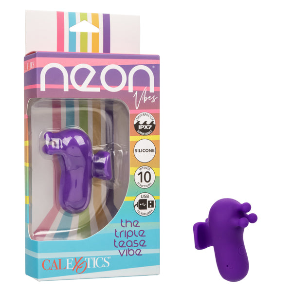 CalExotics Neon Vibes the Triple Tease Vibe - Purple
