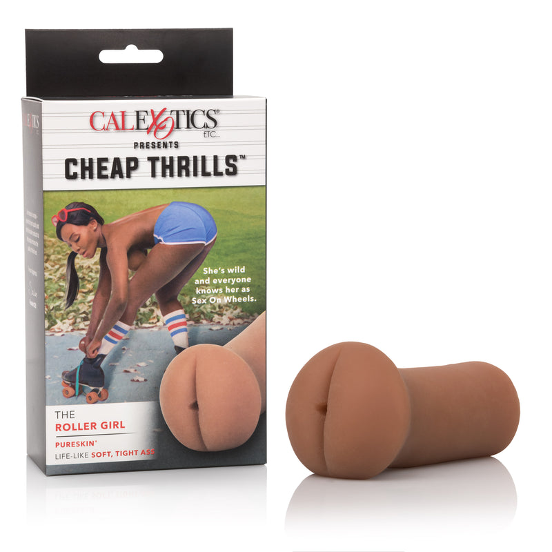 CalExotics Cheap Thrills The Roller Girl - Realistic Stroker Masturbator - Realistic Pocket Pussy