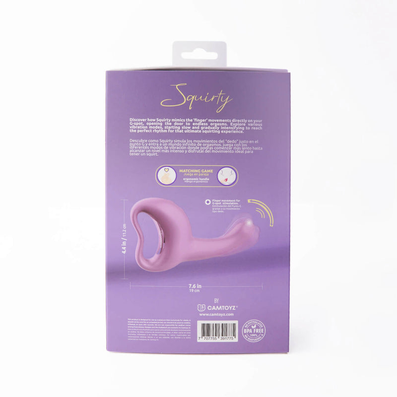 Camtoyz Squirty Vibrator and Stimulator - Purple