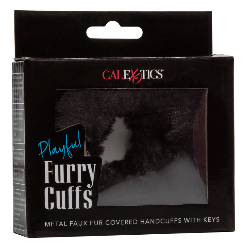 CalExotics Playful Furry Cuffs - Black