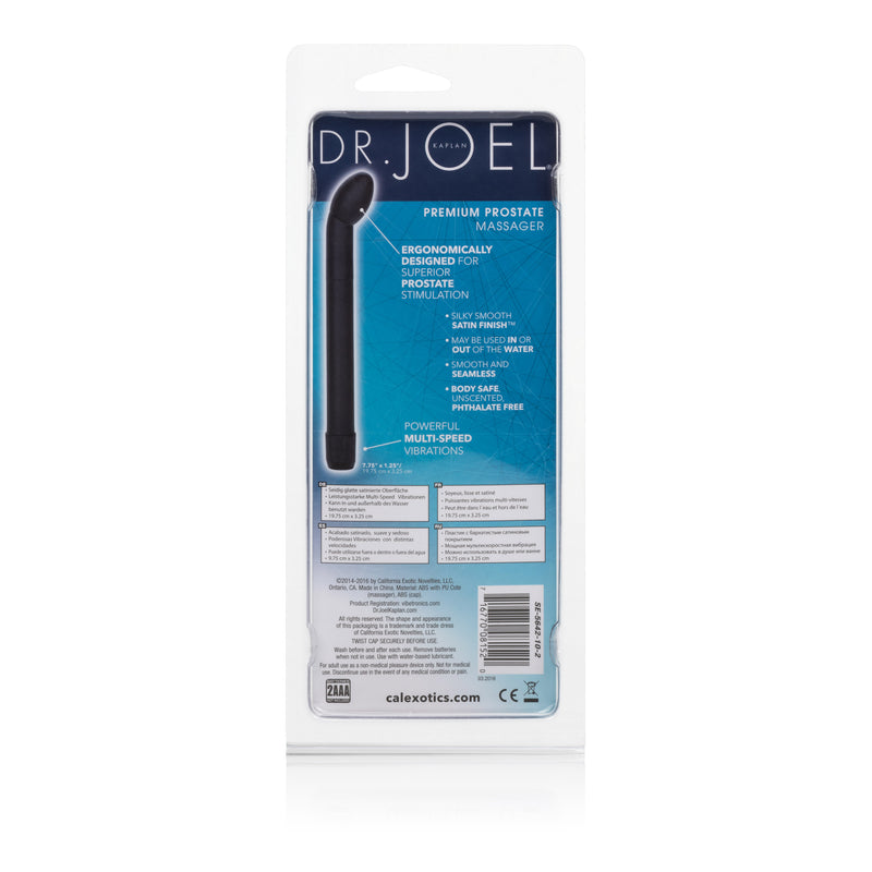 CalExotics Dr. Joel Kaplan Premium Prostate Massager - Black