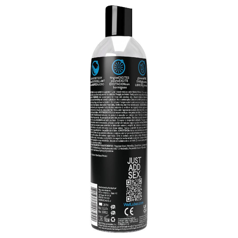 Wet Wet Extra Sensations Tingling Water/silicone Blend Based Lubricant 8 Oz