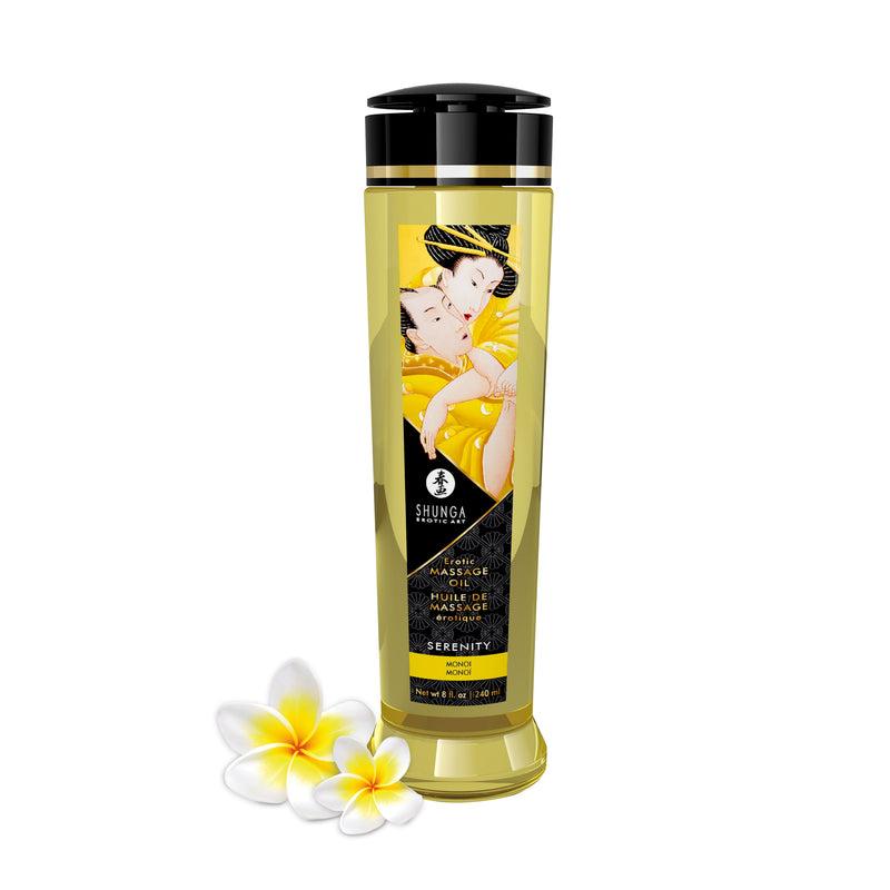Shunga Massage Oils - Serenity - 8 Fl. Oz.