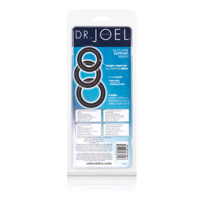 CalExotics Dr. Joel Kaplan Silicone Support Rings - Black