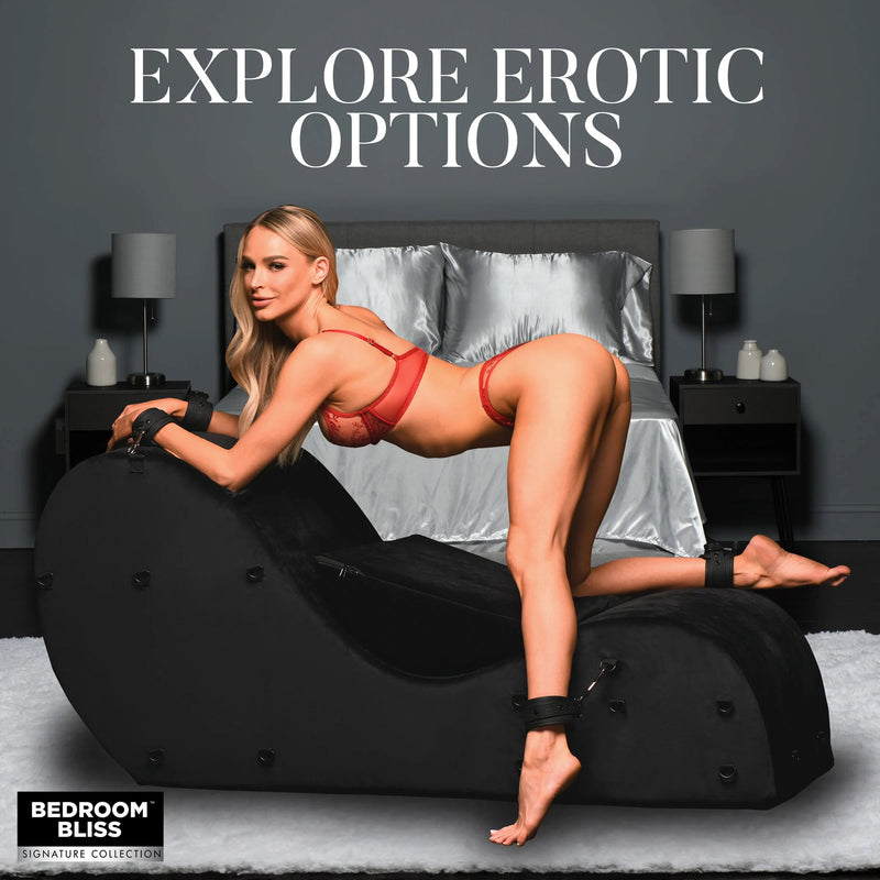 XR Brands Bondage Love Couch - Black
