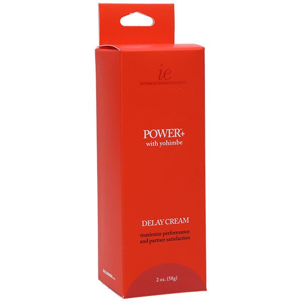 Doc Johnson Power Plus Delay Creme for Men - 2 Oz. - Boxed