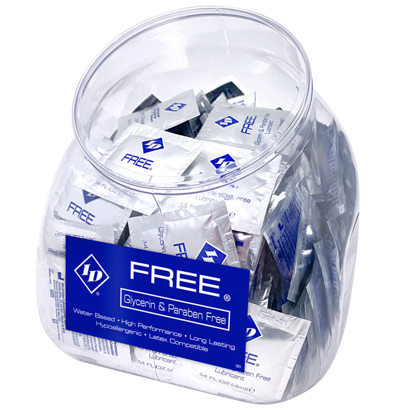 I.D. Lubricants Free 4ml Foil Jar of 216 Pcs
