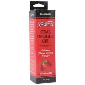 Doc Johnson Good Head Oral Delight Gel 4 Oz - Sweet Strawberry