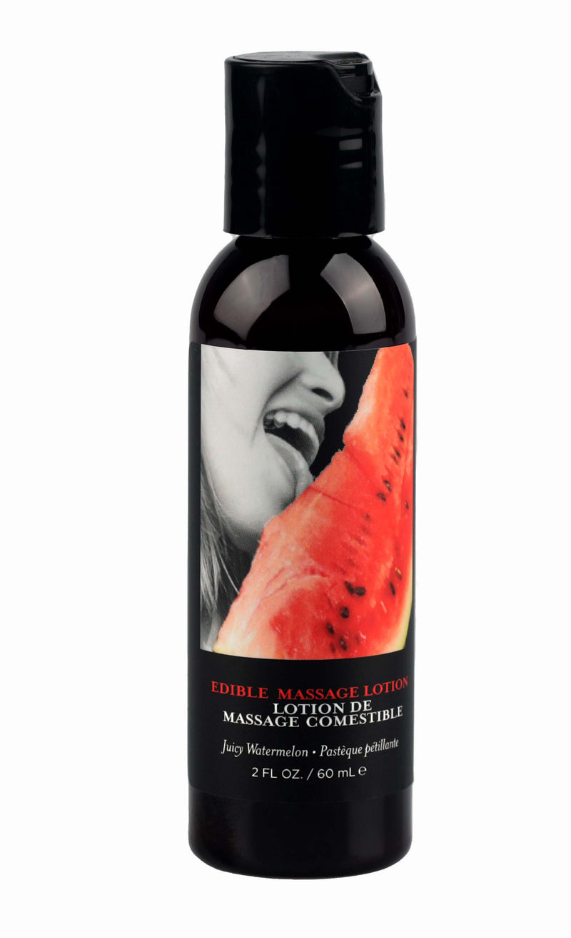 Earthly Body Edible Massage Lotion - Watermelon - 2 Fl. Oz.