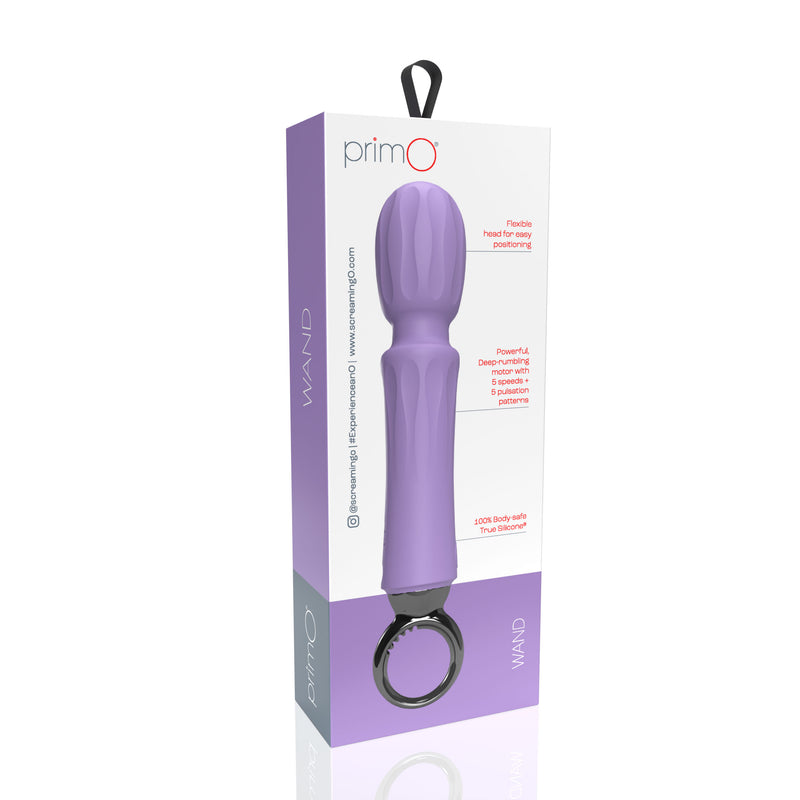 Screaming O Primo Wand Rechargeable Vibe - Lilac