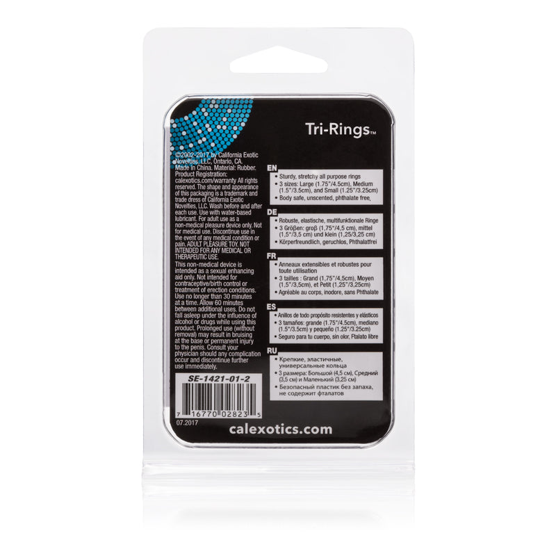 CalExotics Tri-Rings Natural