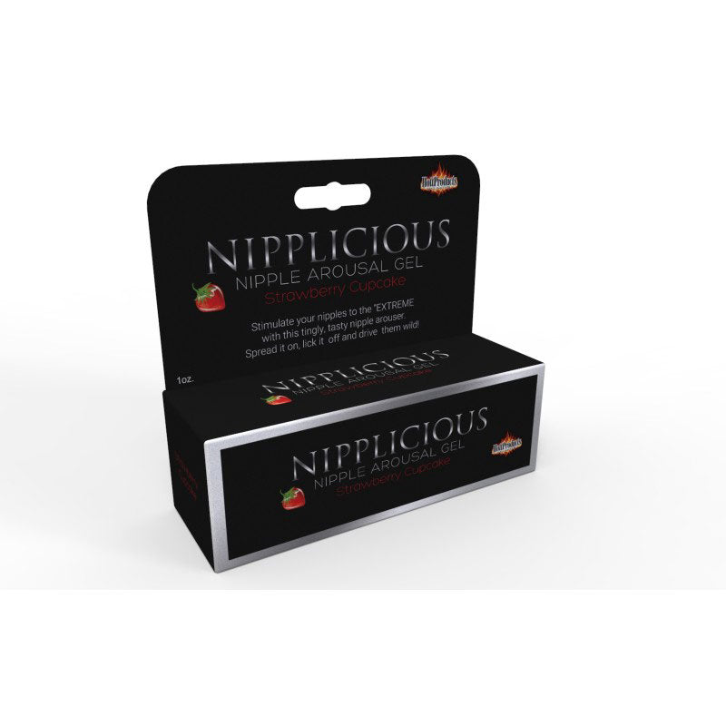 Hott Products Nipplicious - 1. Fl. Oz. - Strawberry Cupcake - Boxed