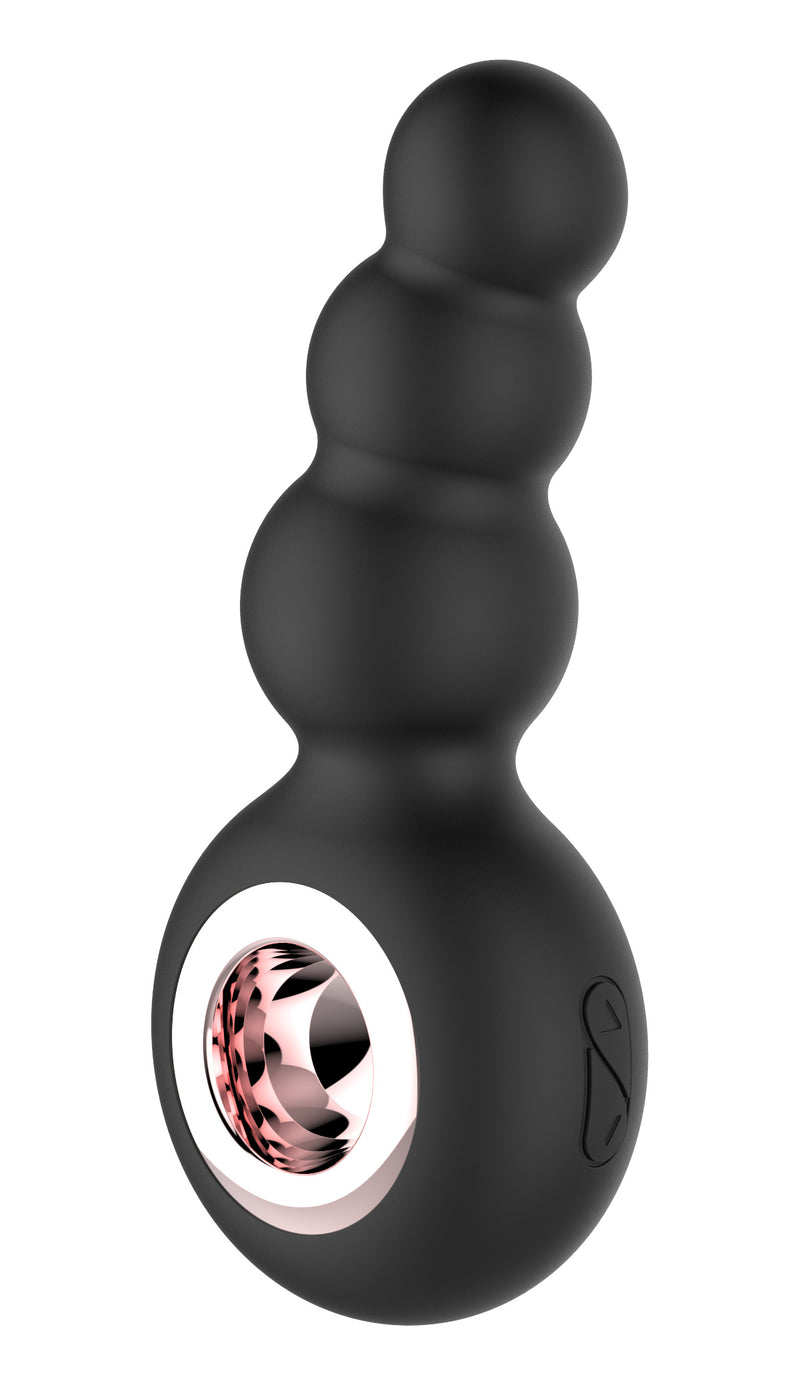 Voodoo Toys Gender Fluid Quiver Anal Ring Bead Vibe - Black