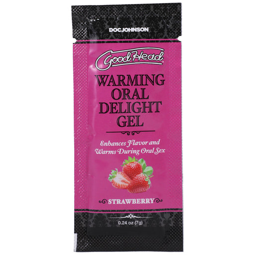 "Goodhead - Warming Oral Delight Gel - Strawberry - 0.24 Oz Bulk DJ1387-22-BU"