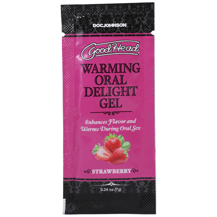 "Goodhead - Warming Oral Delight Gel - Strawberry - 0.24 Oz Bulk DJ1387-22-BU"