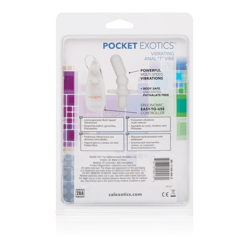 CalExotics Pocket Exotics Ivory Anal-T Vibe