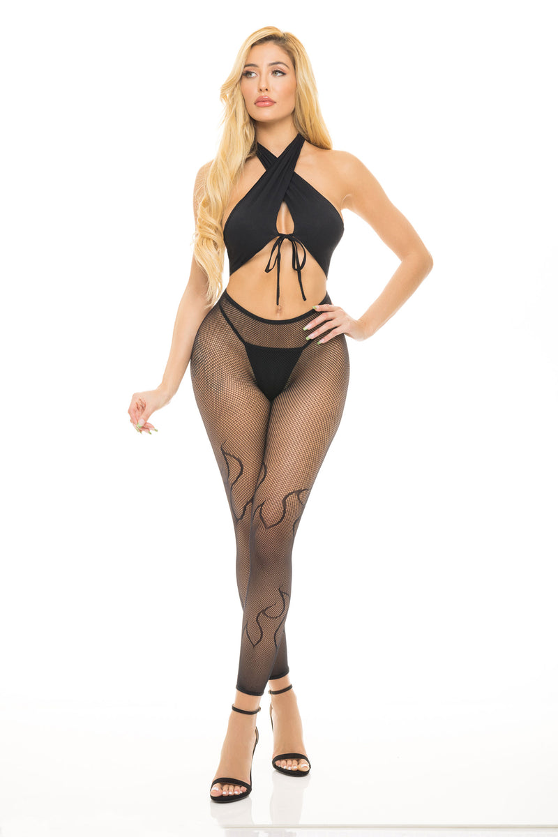 Pink Lipstick Gives You Hell 3 Pc Set - One Size - Black
