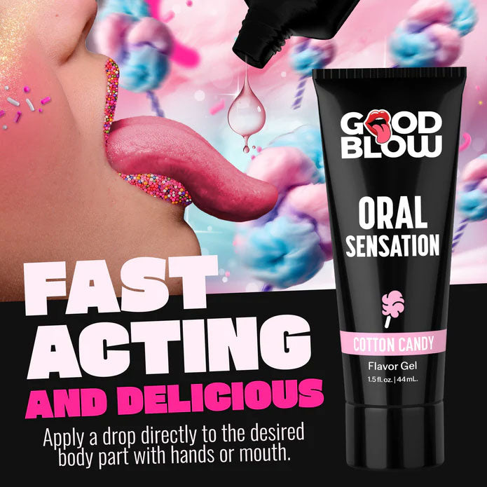 XR Brands Oral Sensation Gel Cotton Candy