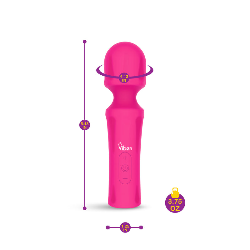 Viben Mighty Muse Mini Massager - Hot Pink