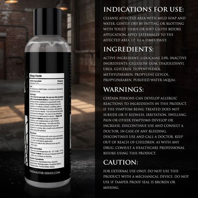 XR Brands Fisting Lubricant 8oz - Clear