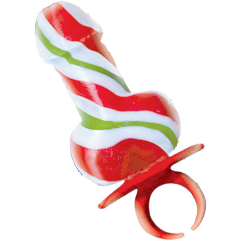 Hott Products Jingle Balls Holiday Cock Ring Pop - 12 Piece Display