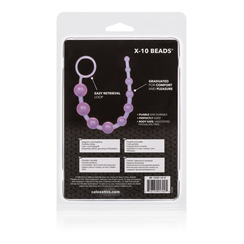CalExotics X-10 Beads - Purple