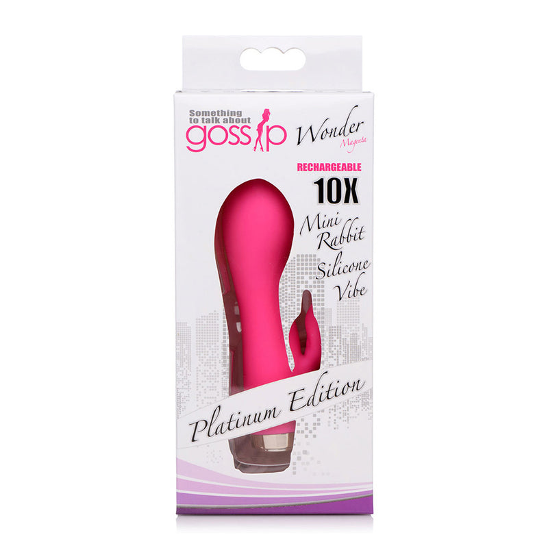Curve Toys Wonder Mini Rabbit Silicone Vibrator - Pink