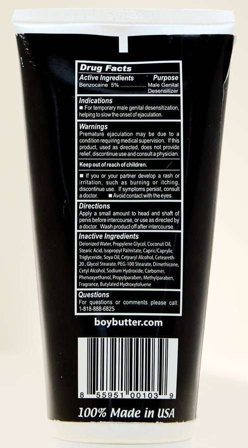 Boy Butter Boy Butter Extreme Desensitizing Cream - 6 Fl. Oz Tube