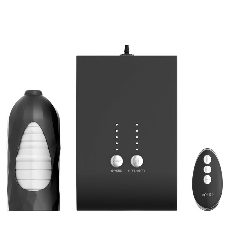 VeDO Hummer Hummer Super BJ (Blow Job) Machine - Black - Automatic Stroker Masturbator - Canister Masturbation Cup
