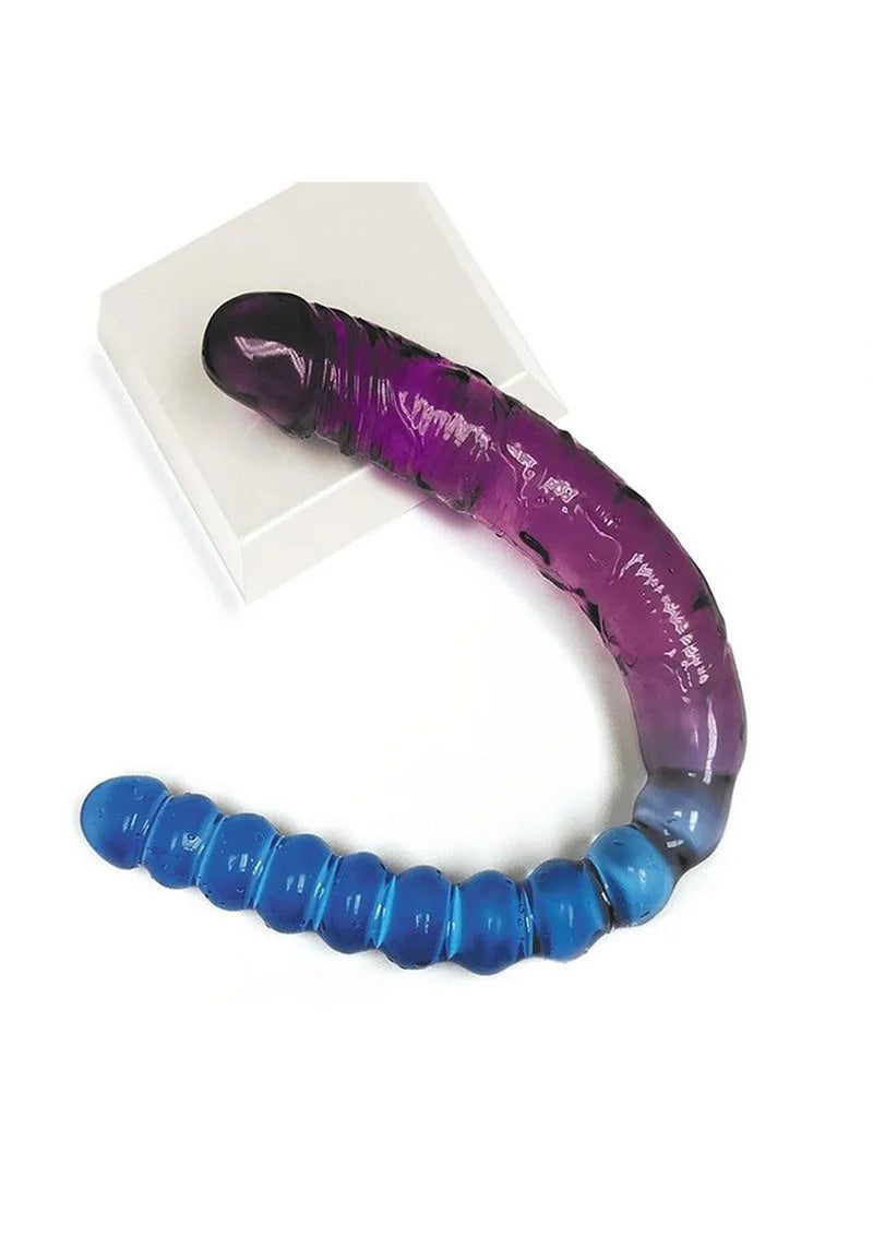 Icon Brands Shade - 17 Inch Double Dong - Violet and Blue