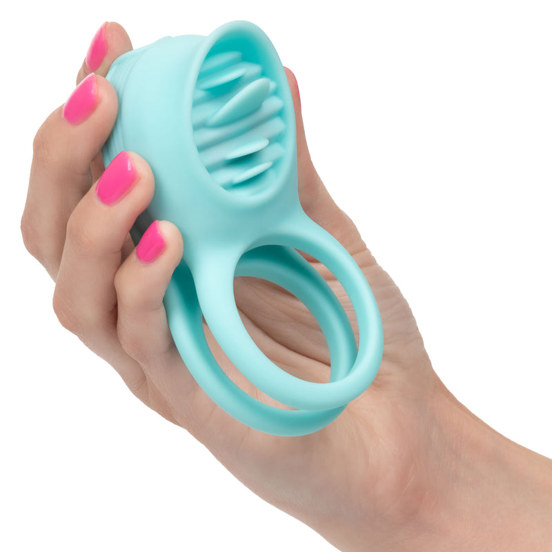 CalExotics Silicone Rechargeable French Kiss Enhancer