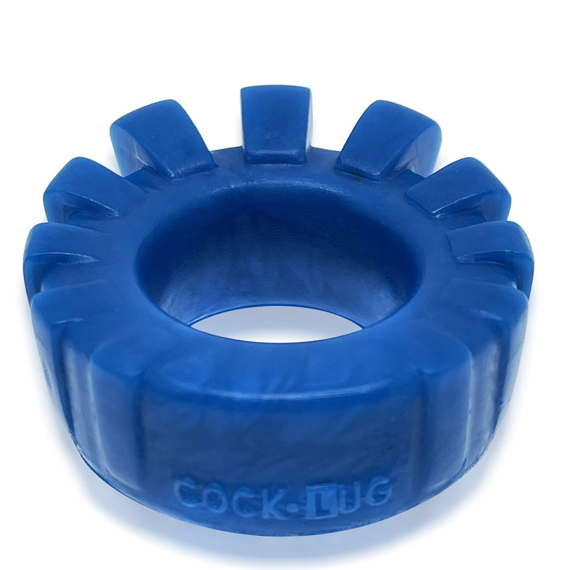 Oxballs Cock-Lug Lugged Cockring - Marine Blue