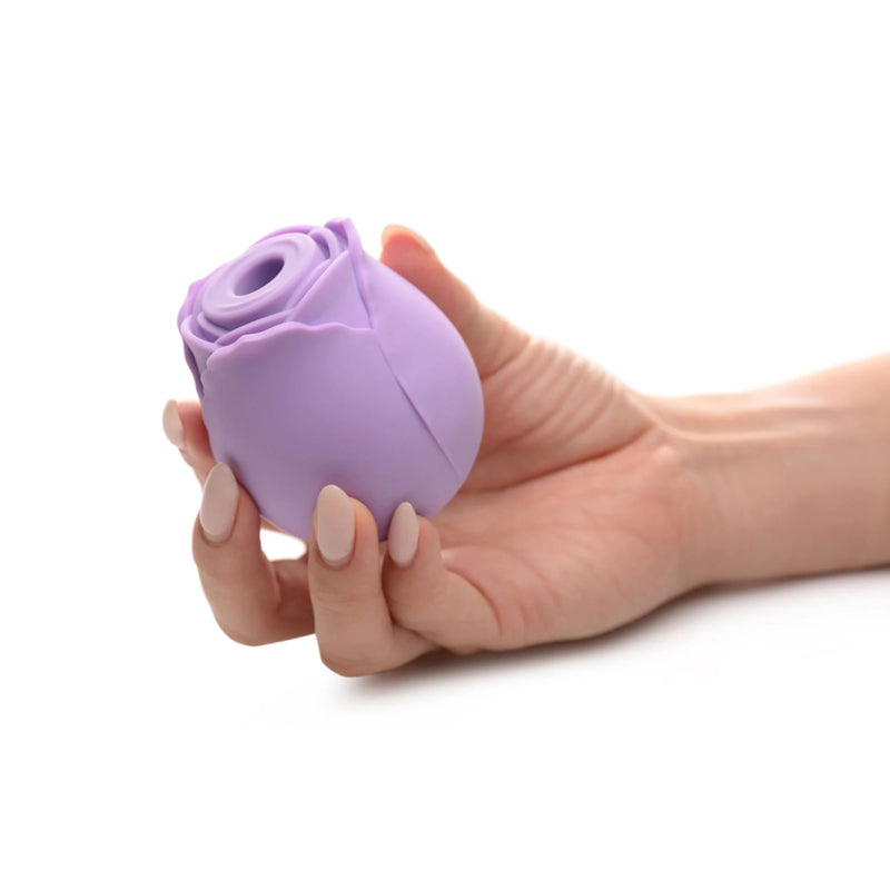 XR Brands inmi Bloomgasm Wild Rose 10x Suction Clit Stimulator -  Purple