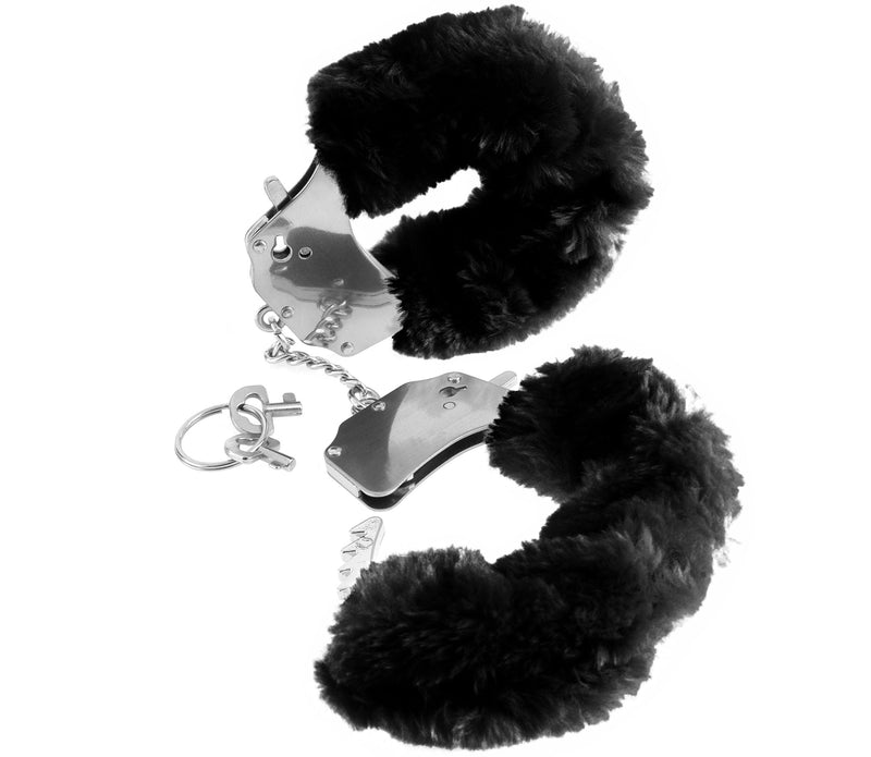 Pipedream Fetish Fantasy Series Furry Cuffs - Black