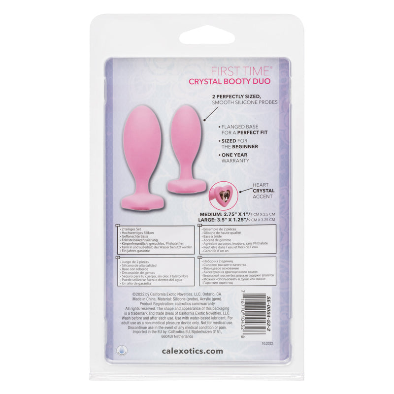 CalExotics First Time Crystal Booty Duo - Pink