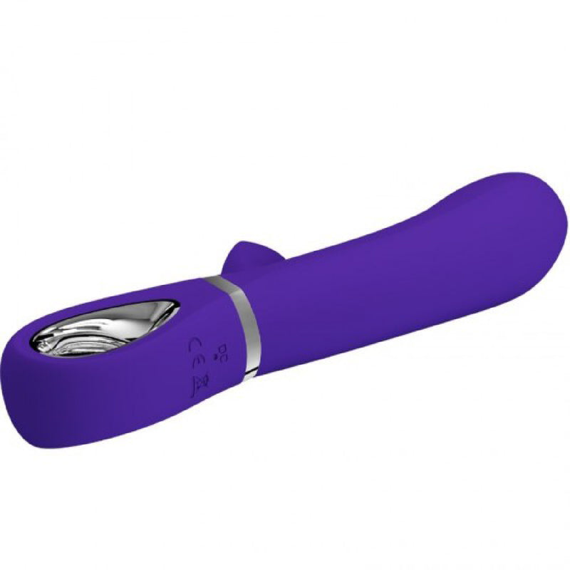 Pretty Love Thomas Super Soft Silicone Rabbit Vibrator - Purple