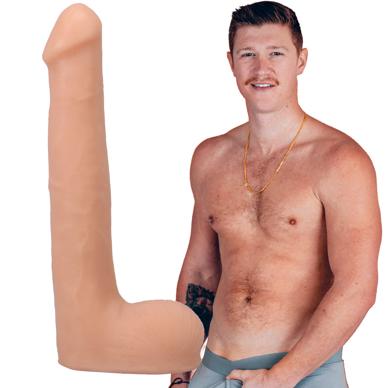 Doc Johnson Signature Cocks Oliver Flynn Ultraskyn Dual Density 10 Inch Cock - Vanilla