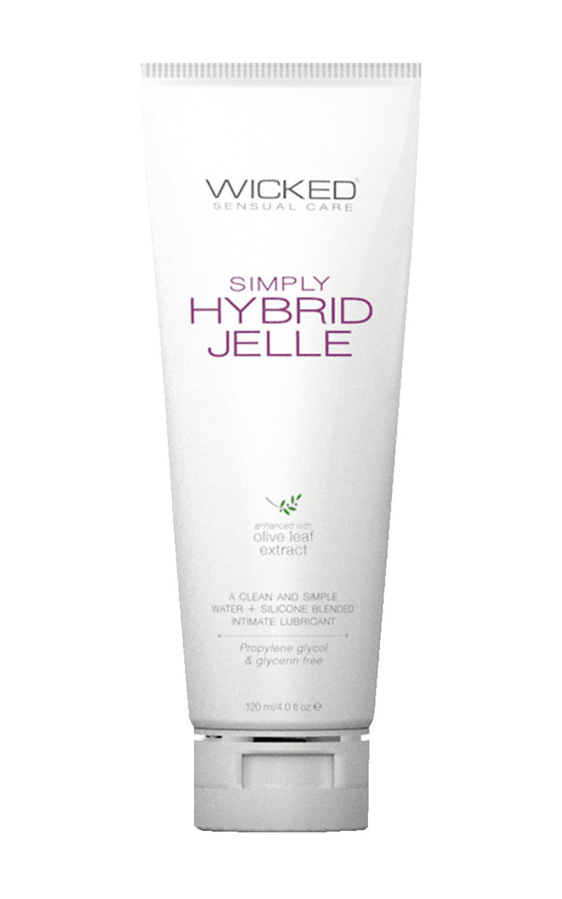 Wicked Sensual Care Simply Hybrid Jelle Fragrance Free Lubricant - 4 Fl. Oz.